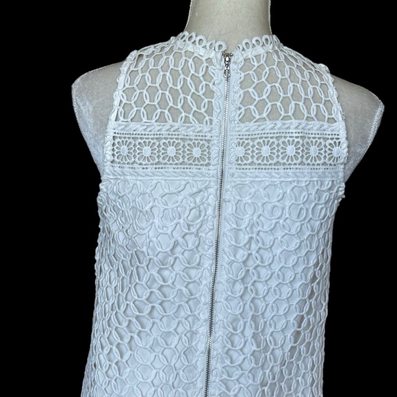 Anthropologie Moon River Open Knit Lace Honeycomb Shift Dress Women’s Size XS - Picture 6 of 9